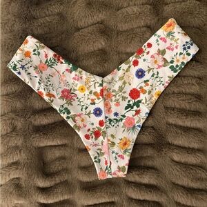 Floral Print Bikini Bottoms